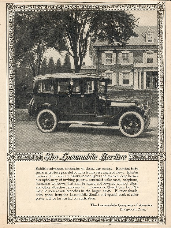 1913 Locomobile Auto Advertising